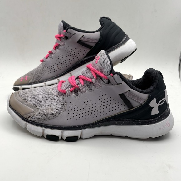 Under Armour Micro G Limitless 1258736-038 Gray Running Shoes Womens US Size 7 - Picture 1 of 10